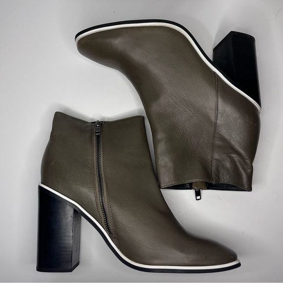 Sol Sana Fox Olive Ankle Boot Size 40 - Picture 10 of 13